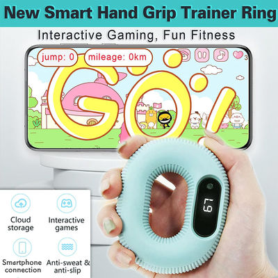 シリコングリップサークル 調整可能な強さ シリコングリップトレーニング 腕 筋肉の強さ リハビリ グリップサークル フィットネス